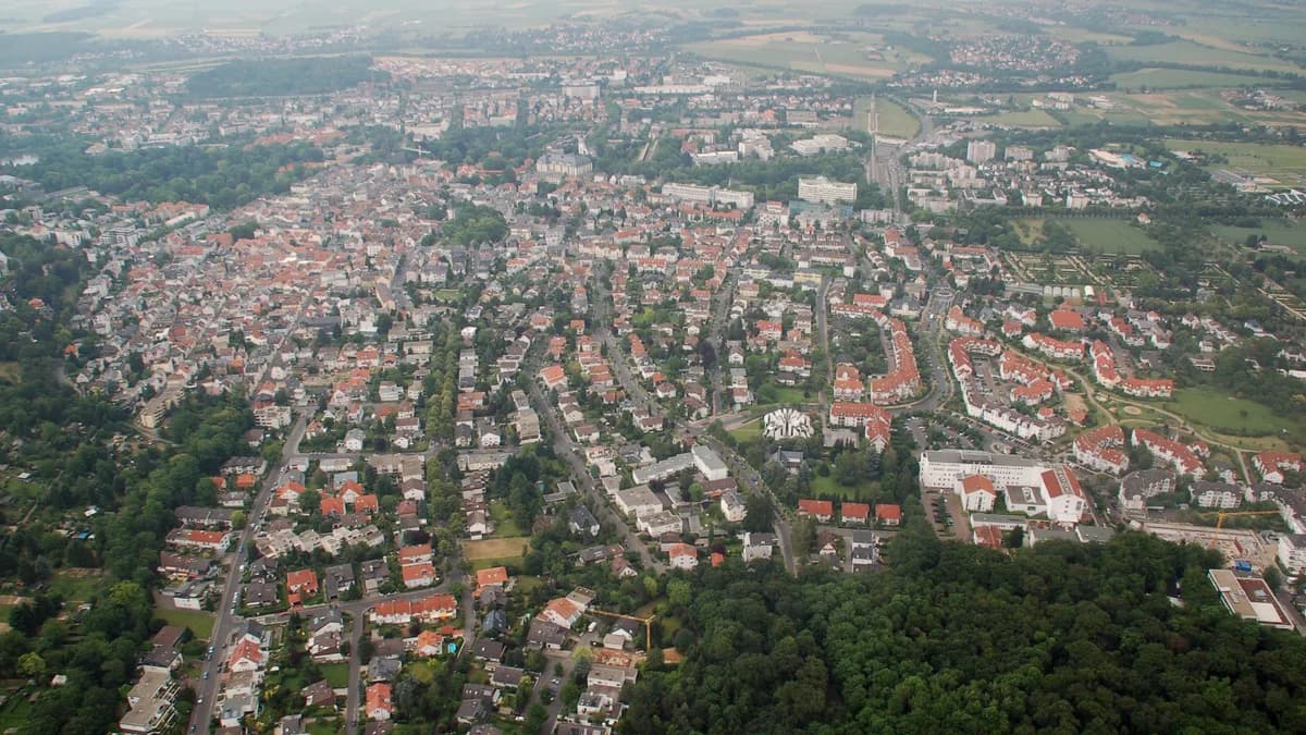 Stadtansicht von Bad Nauheim