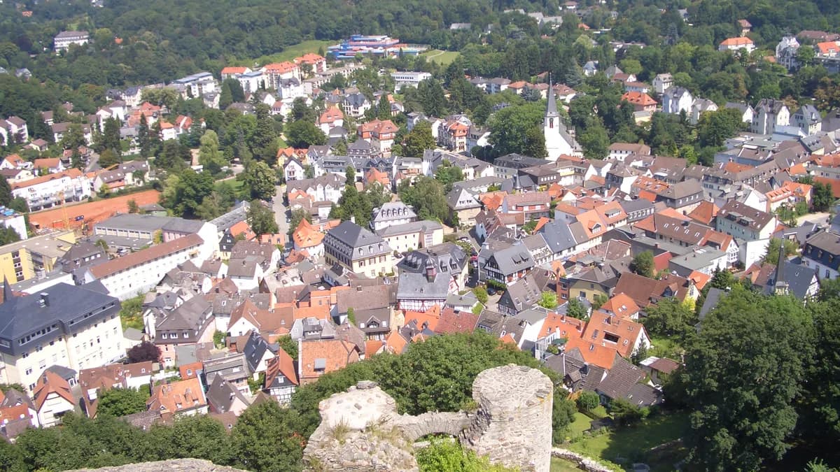 Stadtansicht von Königstein im Taunus