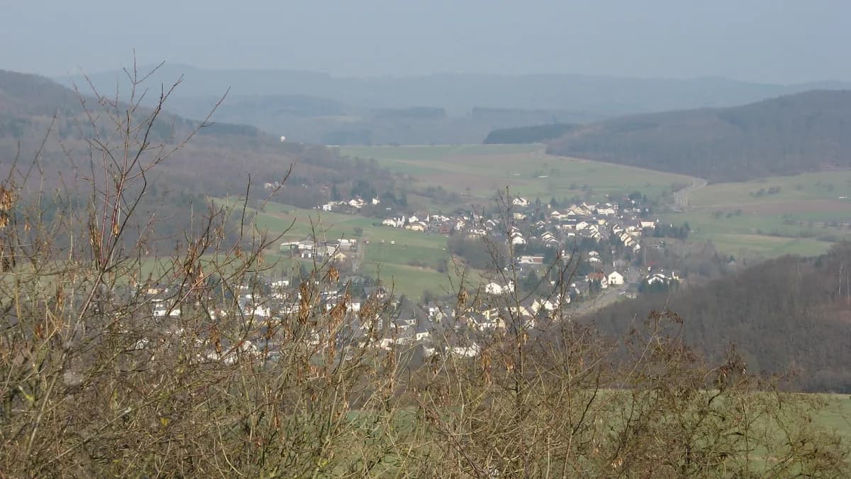 Stadtansicht von Merenberg