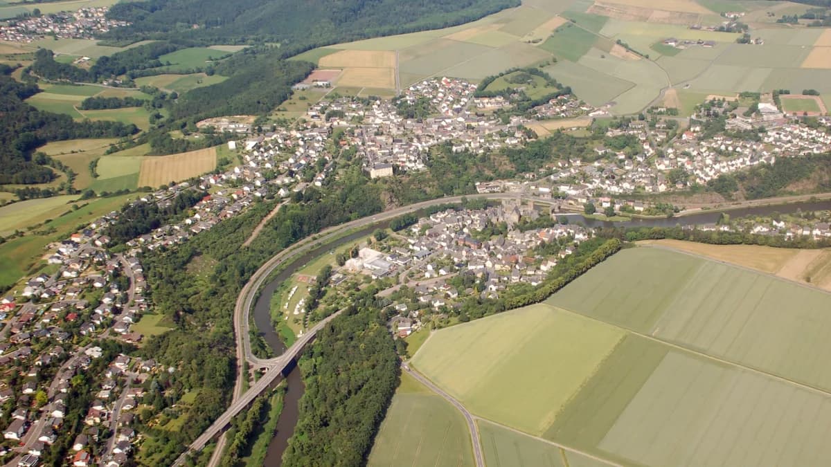 Stadtansicht von Runkel