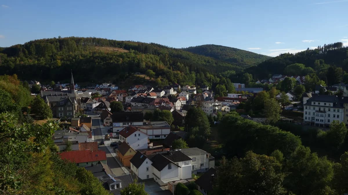 Stadtansicht von Schmitten